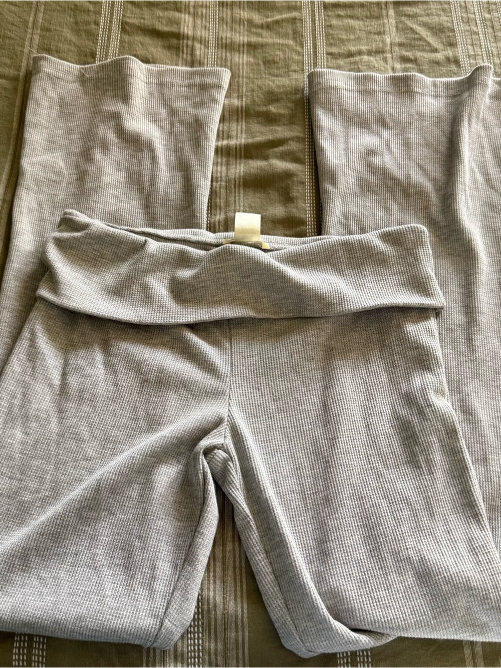 Gray Flared leggings